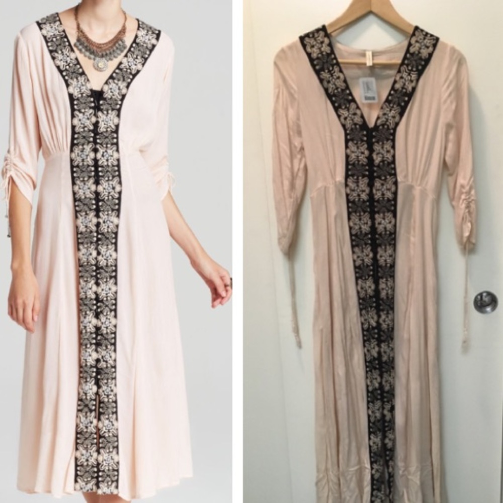 NWT Free People Embroidered Dress